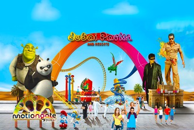 Dubai Parks 1 Day Any 1 Park Tour (SIC)